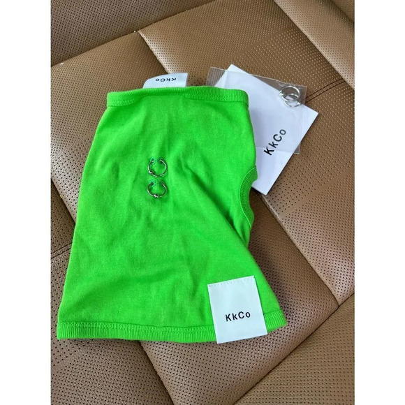 Kkco Pierced Pet Tank in lime - Picture 8 of 9